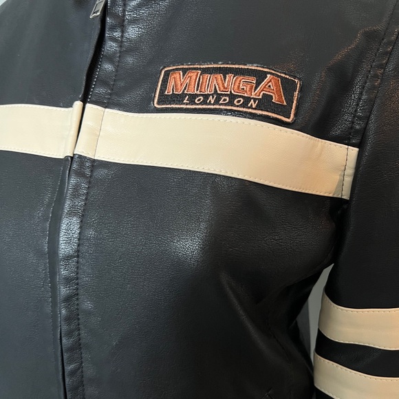 Minga London Retro vintage style leather jacket - Picture 2 of 9